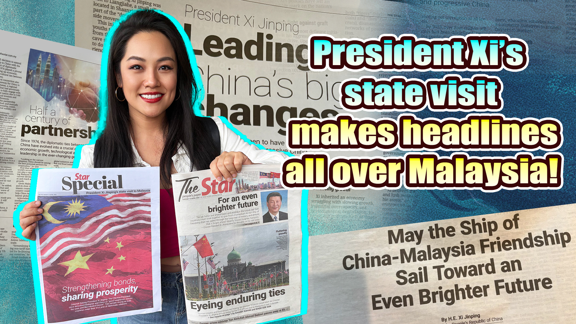 President Xi's state visit makes headlines all over Malaysia