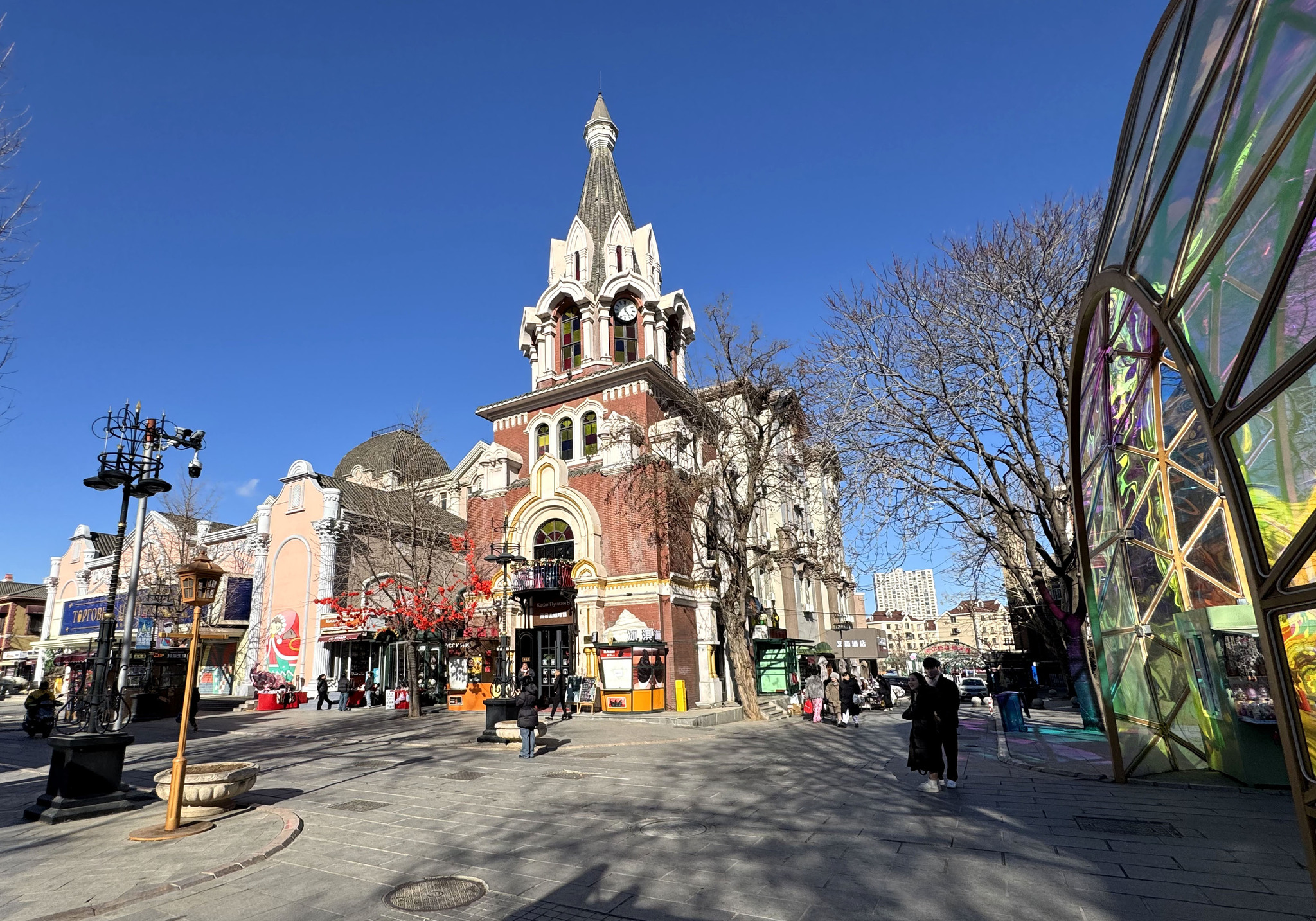 A file photo shows Russian Street in Dalian, Liaoning Province. /VCG